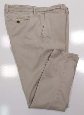 Faherty Khaki Tan Flat Front Tencel Cotton Chino Pants 34x29